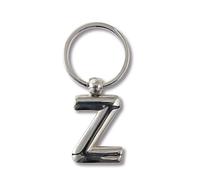 if Porte-clés en métal avec lettres de l'alphabet Z, 7 cm, argenté, Argenté., 7 cm, Classique