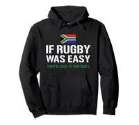 If Rugby Was Easy They 'd Call It Football Afrique du Sud Rugby Sweat à Capuche