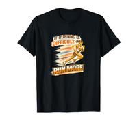 If Running is Difficult Run More Citation de Motivation pour Femme T-Shirt
