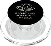 If Scared Will Retreat in My Shell Introvert PopSockets PopGrip pour MagSafe