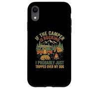 If The Campers Rocking - Un Amoureux des Chiens Amusant pour Un Camping Amusant Coque pour iPhone XR