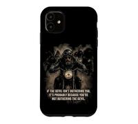 If The Devil Isn't Bothering You... Men Christian Motorcycle Coque pour iPhone 11