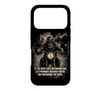 If The Devil Isn't Bothering You... Men Christian Motorcycle Coque pour iPhone 17 Pro