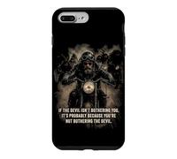 If The Devil Isn't Bothering You... Men Christian Motorcycle Coque pour iPhone 7 Plus/8 Plus