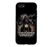 If The Devil Isn't Bothering You... Men Christian Motorcycle Coque pour iPhone SE (2020) / 7/8