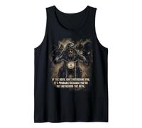 If The Devil Isn't Bothering You... Men Christian Motorcycle Débardeur