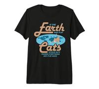 If The Earth Was Flat Cats Would Have Pushed Everything Off T-Shirt Haut de Gamme