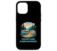 If The RV's Rockin', It Might Need Blockin' Camper Trailer Coque pour iPhone 12/12 Pro