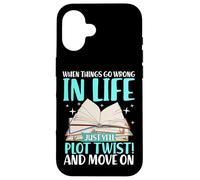 If Things go Wrong in Life, Simply Scream Plot Twist Coque pour iPhone 16