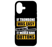 If Trombone Was Easy Trombone Trombone Trombone Coque pour iPhone 17