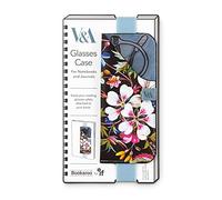 if V & A Étui à lunettes Bookaroo Motif floral Noir Taille unique