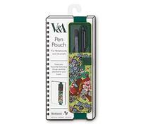 IF V & A Bookaroo Trousse à stylos Motif faisan Sundour Vert