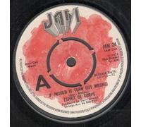 IF WOULD IT TURN OUT WRONG 7" (45) UK JAM 1972 A-LABEL DESIGN PRO WITH RELEASE DATE B/W PICTURE ON THE WALL (JAM24)