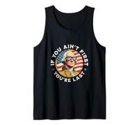 If You Ain't First You're Last George Washington 4 juillet Débardeur