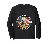 If You Ain't First You're Last George Washington 4 juillet Manche Longue