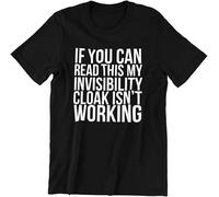 If You Can Read This Funny Printed Mens T Shirt Boyfriend Gift Idea Tee Top Black Manches Courtes(X-Large)