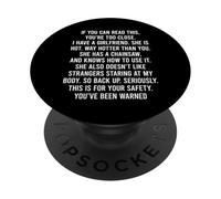 If You Can Read This You are Too Close PopSockets PopGrip Adhésif