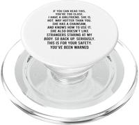 If You Can Read This You are Too Close PopSockets PopGrip pour MagSafe