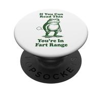 If You Can Read This You're in Fart Range Frog PopSockets PopGrip Adhésif