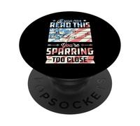 If You Can Read This You're Sparring Too Close Karaté PopSockets PopGrip Adhésif