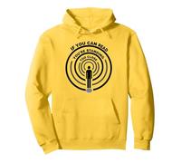 If You Can Read This You're Standing Too Close Sweat à Capuche, Unisexe pour Adultes, Citron, L