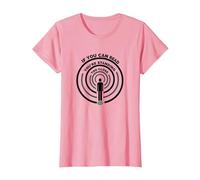 If You Can Read This You're Standing Too Close T-Shirt, Femme, Rose, L