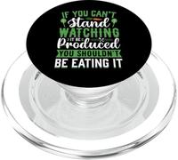 If You Can't Stand Watching It Be - Végétarien Végétalien PopSockets PopGrip pour MagSafe