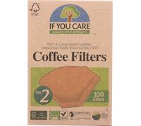 IF YOU CARE - Coffee Filters No 2 Cone Brown - 100 Filters