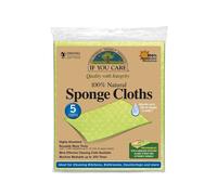 IF YOU CARE Lot de 5 chiffons éponge 100% naturels