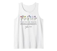 If You Love Keep My Commandments John 14:15 Bible Verse God Débardeur