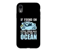 If You on Land Throe Me Back Into The Ocean Scuba Diving Coque pour iPhone XR