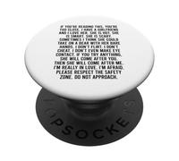 If You’re Reading This You’re Too Close PopSockets PopGrip Adhésif