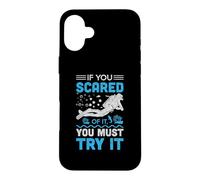 If You Scared of It You Must Try it Scuba Dive Diver Diving Coque pour iPhone 16 Plus