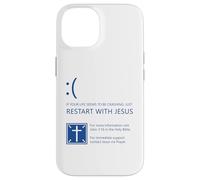 If Your Life Seems to Be Crashing, Just Restart with Jesus Coque pour iPhone 14