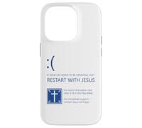 If Your Life Seems to Be Crashing, Just Restart with Jesus Coque pour iPhone 14 Pro