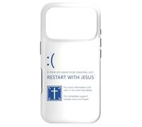 If Your Life Seems to Be Crashing, Just Restart with Jesus Coque pour iPhone 17 Pro