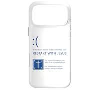 If Your Life Seems to Be Crashing, Just Restart with Jesus Coque pour iPhone 17 Pro Max