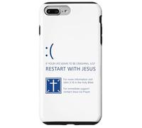 If Your Life Seems to Be Crashing, Just Restart with Jesus Coque pour iPhone 7 Plus/8 Plus
