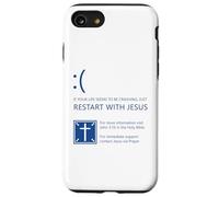 If Your Life Seems to Be Crashing, Just Restart with Jesus Coque pour iPhone SE (2020) / 7/8