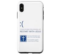 If Your Life Seems to Be Crashing, Just Restart with Jesus Coque pour iPhone XS Max
