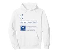 If Your Life Seems to Be Crashing, Just Restart with Jesus Sweat à Capuche