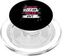 If You're Clean You're Out Muddy Race Mud Run PopSockets PopGrip pour MagSafe