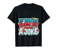 If You're Reading This Tell Me A Joke Conversation Puns - T-Shirt