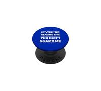 If You're Reading This You Cant Guard Me Ballon de Basket Amusant PopSockets PopGrip Adhésif