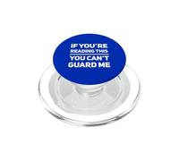 If You're Reading This You Cant Guard Me Ballon de Basket Amusant PopSockets PopGrip pour MagSafe