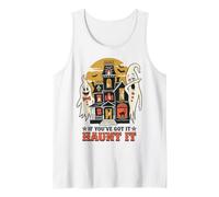 If You've Got It Haunt It Retro Halloween Ghost Débardeur