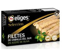 Ifa Eliges Filets de Maquereau à l'Huile d'Olive, Riche en Oméga-3, Pack de 3 Boîtes de 60g