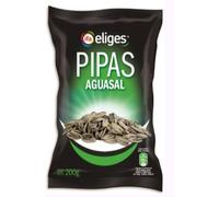Ifa Eliges Graines de Tournesol Géantes en Coque Salées, Apéritif Classique, Calibre Gros, Pack de 3 Sachets de 200g