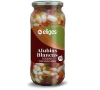 Ifa Eliges Haricots Blancs Cuisinés aux Légumes, Plat Végétarien, Pack de 3 Boîtes de 400g
