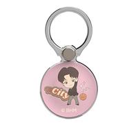 iFace TinyTAN Inspiré par BTS Dynamite Anneau de support pour smartphone - Accessoire mignon à coller sur le support de téléphone/poignée compatible avec iPhone, Samsung Galaxy - (Dynamite - Suga)
